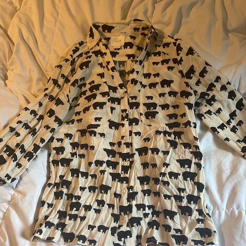 Maeve (Anthropologie) 3/4 sleeve blouse size 6